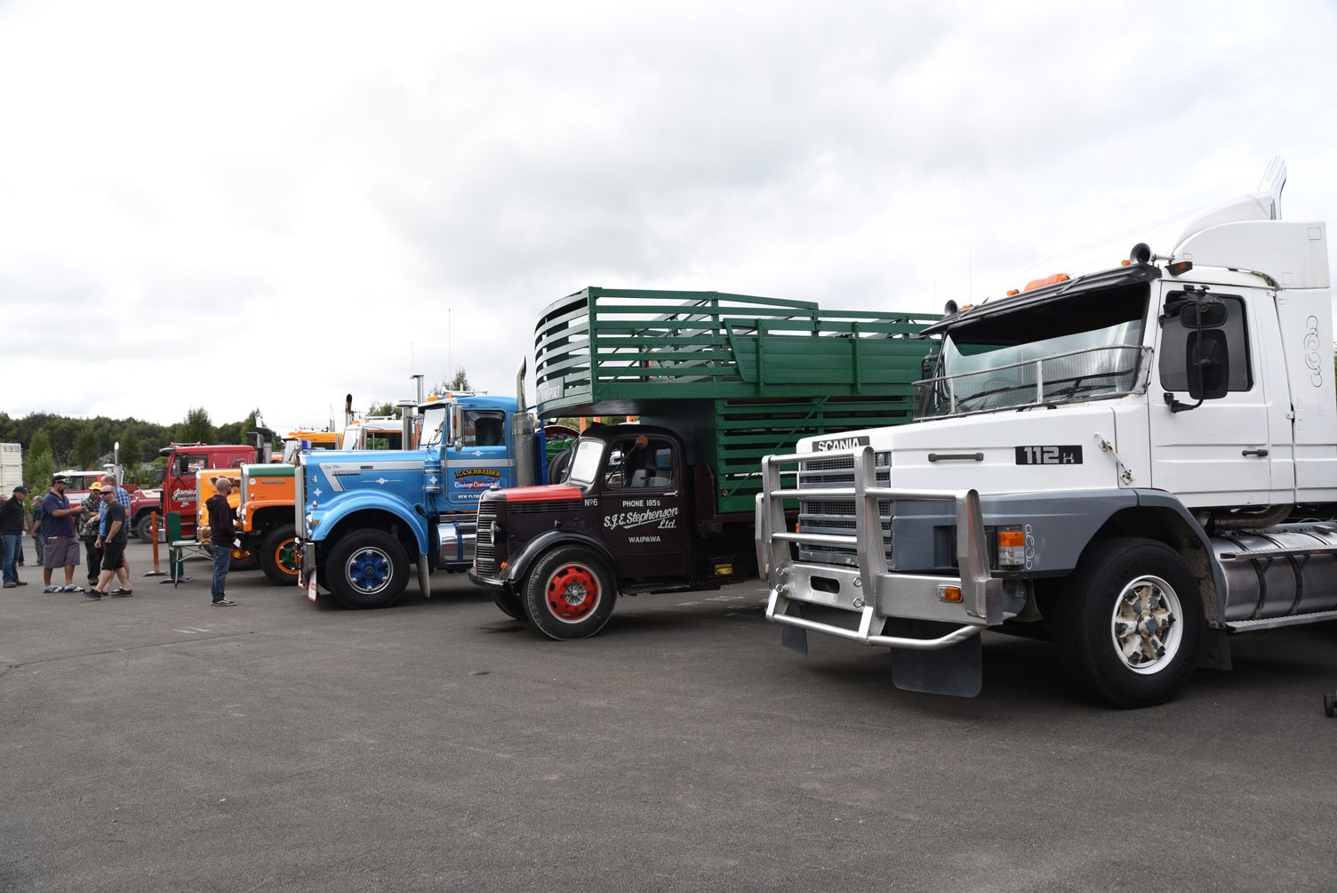 As always, the classicvintage trucks display has a wide range of makes and models